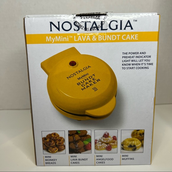 Nostalgia MyMini Lava and Bundt Cake Maker - Picture 3 of 4